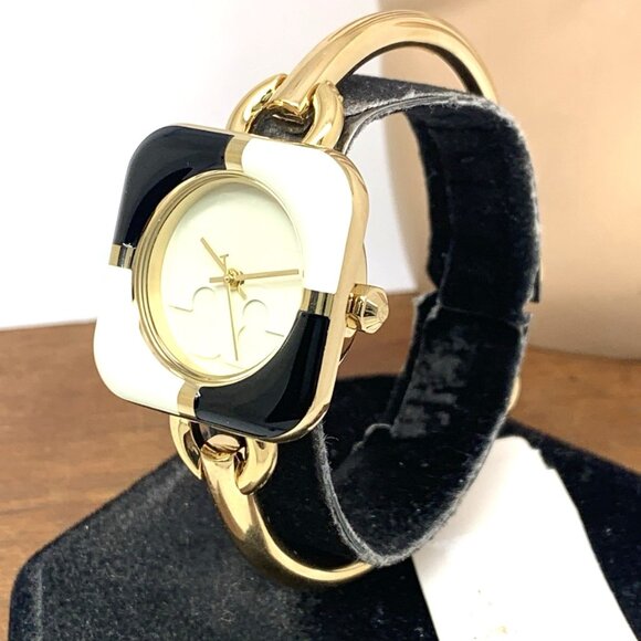 Tory Burch Womens Watch TBW6214SET Gold Cream Dial Bangle Interchangeable Bezel main image 15